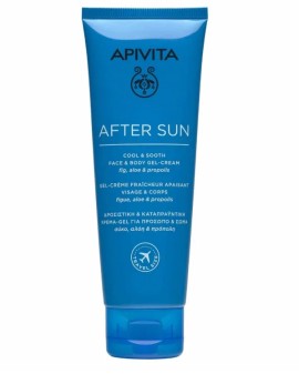 Apivita After Sun Δροσιστική Κρέμα Gel Για Πρόσωπο - Σώμα Με Σύκο, Αλόη και Πρόπολη 100ml