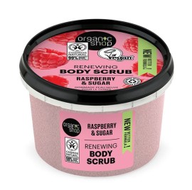 Organic Shop Body scrub Raspberry Cream top, 250ml