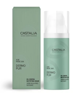 Castalia Dermopur Oil Control Mattifying Cream Ρυθμιστική Κρέμα Προσώπου Με Ενυδατικούς Παράγοντες 50ml