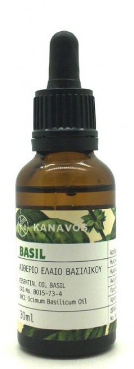 Kanavos Basil, Αιθέριο Έλαιο Βασιλικου 30ml