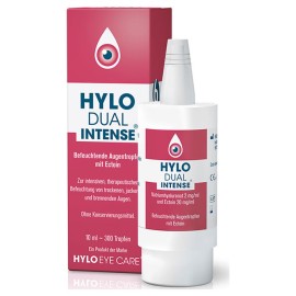 Ursapharm Hylo Dual Intense Οφθαλμικές Σταγόνες με Υαλουρονικό Οξύ για Επίμονη Ξηροφθαλμία 10ml