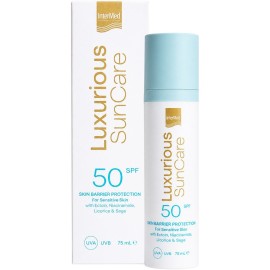 Intermed Luxurious Sun Care Skin Barrier Protection SPF50 Αντηλιακή Κρέμα Προσώπου για Ευαίσθητες Επιδερμίδες 75ml
