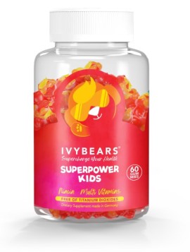 Ivybears Superpower Kids Συμπλήρωμα Ενίσχυσης Ανοσοποιητικού για Παιδιά, 60 Ζελεδάκια