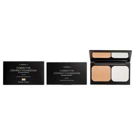 Korres Activated Charcoal Corrective Compact Foundation ACCF1 Διορθωτικό make-up για Ατέλειες 9.5gr