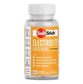 SaltStick Electrolyte FastChews Γεύση Πορτοκάλι, 60 μασώμενες ταμπλέτες