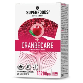 Superfoods Cranbecare 15200mg 30 κάψουλες