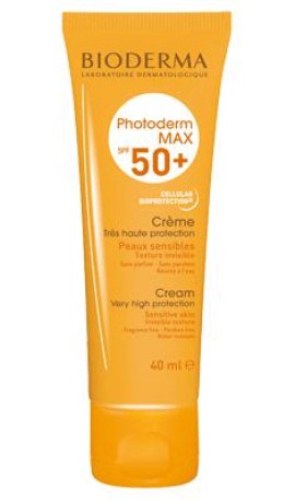 Bioderma Photoderm Creme spf50+, Αντηλιακή Κρέμα Προσώπου για ξηρές επιδερμίδες 40ml