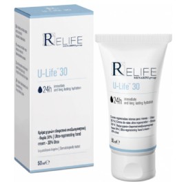 Menarini Relife U-Life 30 με Ουρία 30% Ενυδατική Κρέμα Χεριών 50ml