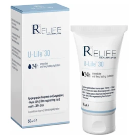 Menarini Relife U-Life 30 με Ουρία 30% Ενυδατική Κρέμα Χεριών 50ml