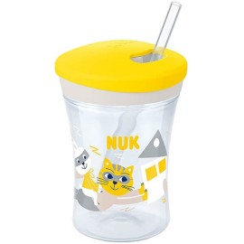 NUK Action Cup 12+ m 230ml Κίτρινο