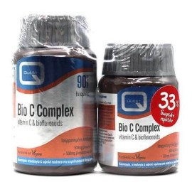 Quest Bio C Complex Vitamin C 500mg & Bioflavonoids 500mg (90Tabs + 30Tabs)