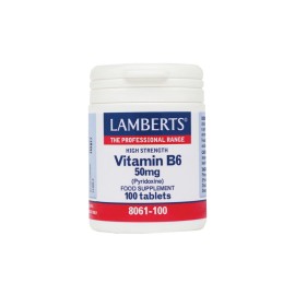 Lamberts Vitamin B6 50mg 100 ταμπλέτες