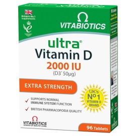 Vitabiotics Ultra Vitamin D3 2000iu 50mg Συμπλήρωμα Διατροφής 96tabs
