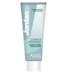 Jordan Caries Defense Protection Toothpaste Οδοντόκρεμα με Φθόριο και Ξυλιτόλη για Μεγαλύτερη Προστασία από την Τερηδόνα 75ml