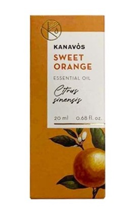 KANAVOS Essential Oil Sweet Orange Αιθέριο Έλαιο Πορτοκάλι 20ml
