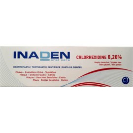 Inaden Chlorhexidine 0.20% Οδοντόκρεμα Χλωρεξιδίνης, 75ml