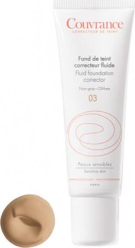 Avene Couvrance Fond de teint correcteur fluide spf20 3.0 Sable 30ml