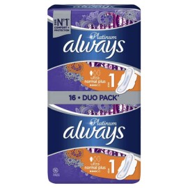 Always Platinum Ultra Normal Plus No 1 Με Φτερά 16τμχ