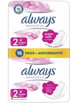 Always Sensitive Ultra Super Plus No 2 Με Φτερά 16τμχ
