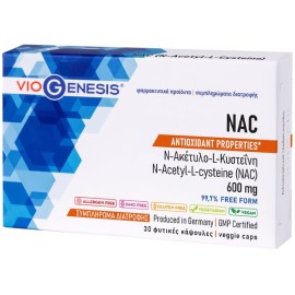 VioGenesis NAC 600 mg 30 φυτικές κάψουλες