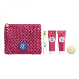 Roger&Gallet Discovery Set Σετ Περιποίησης Σώματος με Gingembre Rouge Μπάρα Σαπουνιού, 50g, Αφρόλουτρο, 50ml, Λοσιόν Σώματος, 50ml, Αρωματικό Νερό, 10ml & Δώρο Νεσεσέρ, 1τεμ, 1σετ