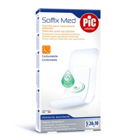 Pic Solution Soffix Med Αυτοκόλλητες Γάζες 20cm x 10cm 5τμχ