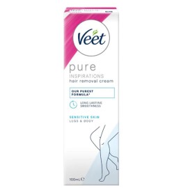 Veet Pure Inspirations Αποτριχωτική Κρέμα για Ευαίσθητες Επιδερμίδες, 100ml