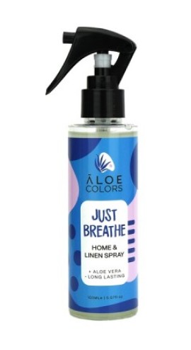 Aloe Colors Just Breathe Home & Linen Spray Αρωματικό Σπρέι Χώρου & Υφασμάτων, 150ml
