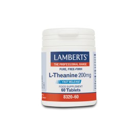 Lamberts L-Theanine 200mg 60 ταμπλέτες