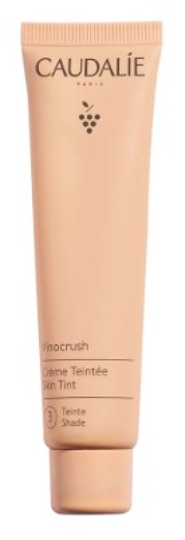 Caudalie Vinocrush Skin Tint Shade 3 Light Medium Ενυδατική Κρέμα Προσώπου με Χρώμα, 30ml