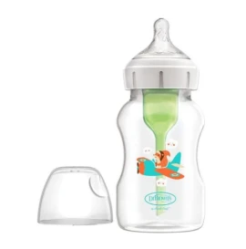 Dr. Browns Natural Flow Anti-Colic Options+ Baby Plastic Bottle Wide-Neck Αεροπλάνο 330ml
