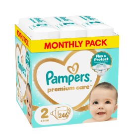 Pampers Premium Care Monthly Μέγεθος 2 (4kg-8kg) – 246 τμχ