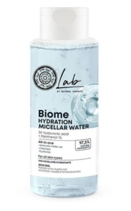 Natura Siberica Biome Hydration Micellar Water Καθαριστικό Νερό Προσώπου, 400ml