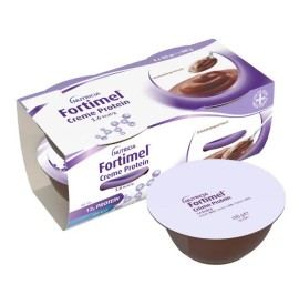 Nutricia Fortimel Creme Protein 1.6Kcal Chocolate Συμπλήρωμα Διατροφής για Δυσθρεψία με Γεύση Σοκολάτα 4 x 125gr