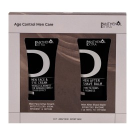 Panthenol Extra Promo Age Control Men Care Face & Eye Cream Κρέμα για Πρόσωπο & Μάτια 75ml & After Shave Balm 75ml