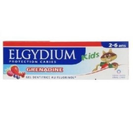 Elgydium Kids οδοντόπαστα gel κόκκινα φρούτα 1000ppm 50ml