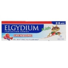 Elgydium Kids οδοντόπαστα gel κόκκινα φρούτα 1000ppm 50ml