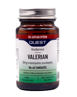 Quest Valerian 125mg, 135 Ταμπλέτες