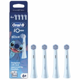 Oral-B iO Kids Disney Stitch Ηλεκτρική Κεφαλή Οδοντόβουρτσας απο 6+ ετών, 4 τεμάχια