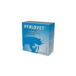 Hyalovet Gel Monodose, Υαλουρονικό Νάτριο 0,15%, 20amps x 0,35ml