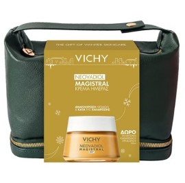 Vichy Xmas Promo με Neovadio Magistral Κρέμα Ημέρας Αναπλήρωσης Λιπιδίων & Σύσφιξης, 50ml & Δώρο Purete Thermale Γαλάκτωμα Καθαρισμού, 100ml & Νεσεσέρ, 1τεμ, 1σετ