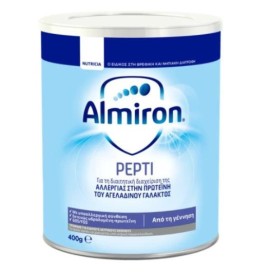 Nutricia Almiron Pepti Γάλα για Βρέφη με Διαγνωσμένη Αλλεργία στην Πρωτεΐνη του Αγελαδινού Γάλακτος, 400gr