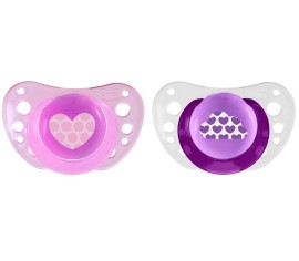 Chicco Physio Air Ορθοδοντική Πιπίλα Ροζ 6-16m+ 2τμχ