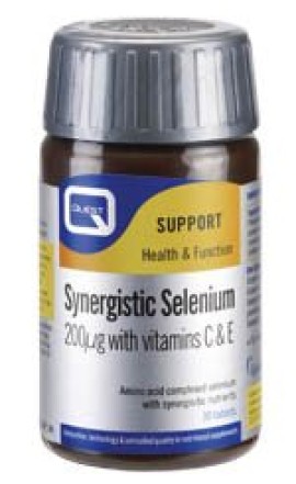 SYNERGISTIC SELENIUM 200μg with vitamins C & E 30tabs