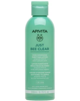 Apivita JUST BEE CLEAR Λοσιόν σύσφιξης πόρων, 200ml