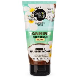 Organic Shop by Natura Siberica Paradise Found Coco & Majestic Monoi Tanning Αυτομαυριστική Κρέμα Σώματος Light, 150ml