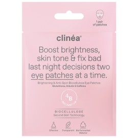 Clinea Brightening & Anti-Spot Biocellulose Eye Patches Επιθέματα Ματιών Κατά των Κηλίδων & της Υπερμελάγχρωσης, 1ζευγάρι