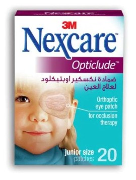 Nexcare Nexcare Opticlude Οφθαλμικά Επιθέματα Junior Size σε Μπεζ χρώμα 20τμχ
