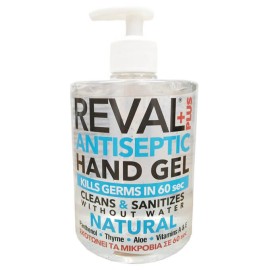 Intermed Reval Plus Antiseptic Hand Gel Natural Σκοτώνει τα Μικρόβια σε 60sec 500ml