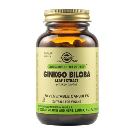 Solgar Ginkgo Biloba Leaf Extract 60vcaps